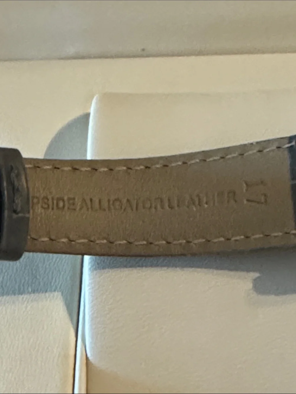 Longines Dolcevita Watch w/ Grey Alligator/Leather  Strap